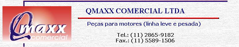 QMAXX Comercial Ltda - Lista de Produtos